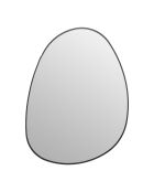 Miroir métal Rosalia noir - 55x1.6x75 cm